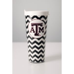 Texas A&M Chevron Travel Tumbler